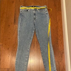 PAIGE Light Blue Cropped Ankle Jeans